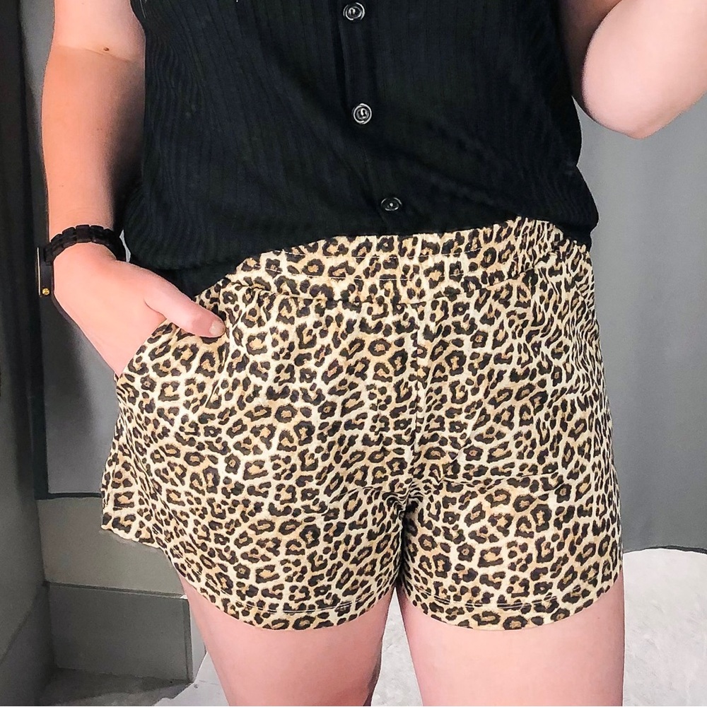 ‼️SOLD‼️ Leopard Print Shorts